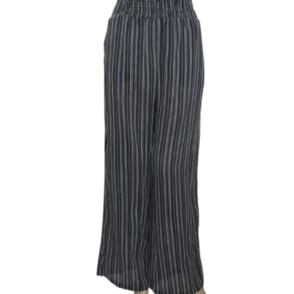 Billabong Striped Wide Leg Pants - Picture 1 of 11
